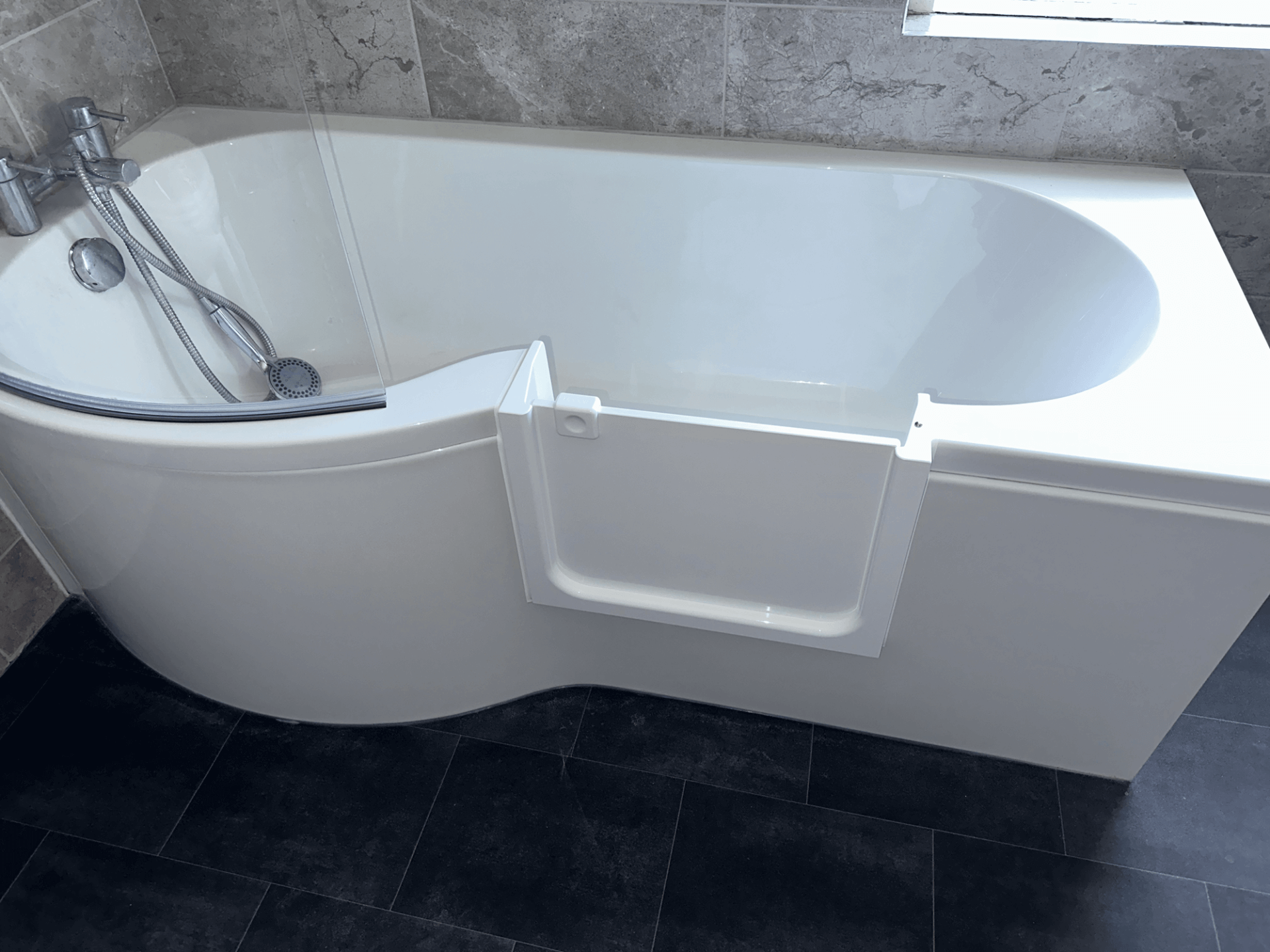 UDOOR Bathtub Doors for Easy Access and Safe Installation