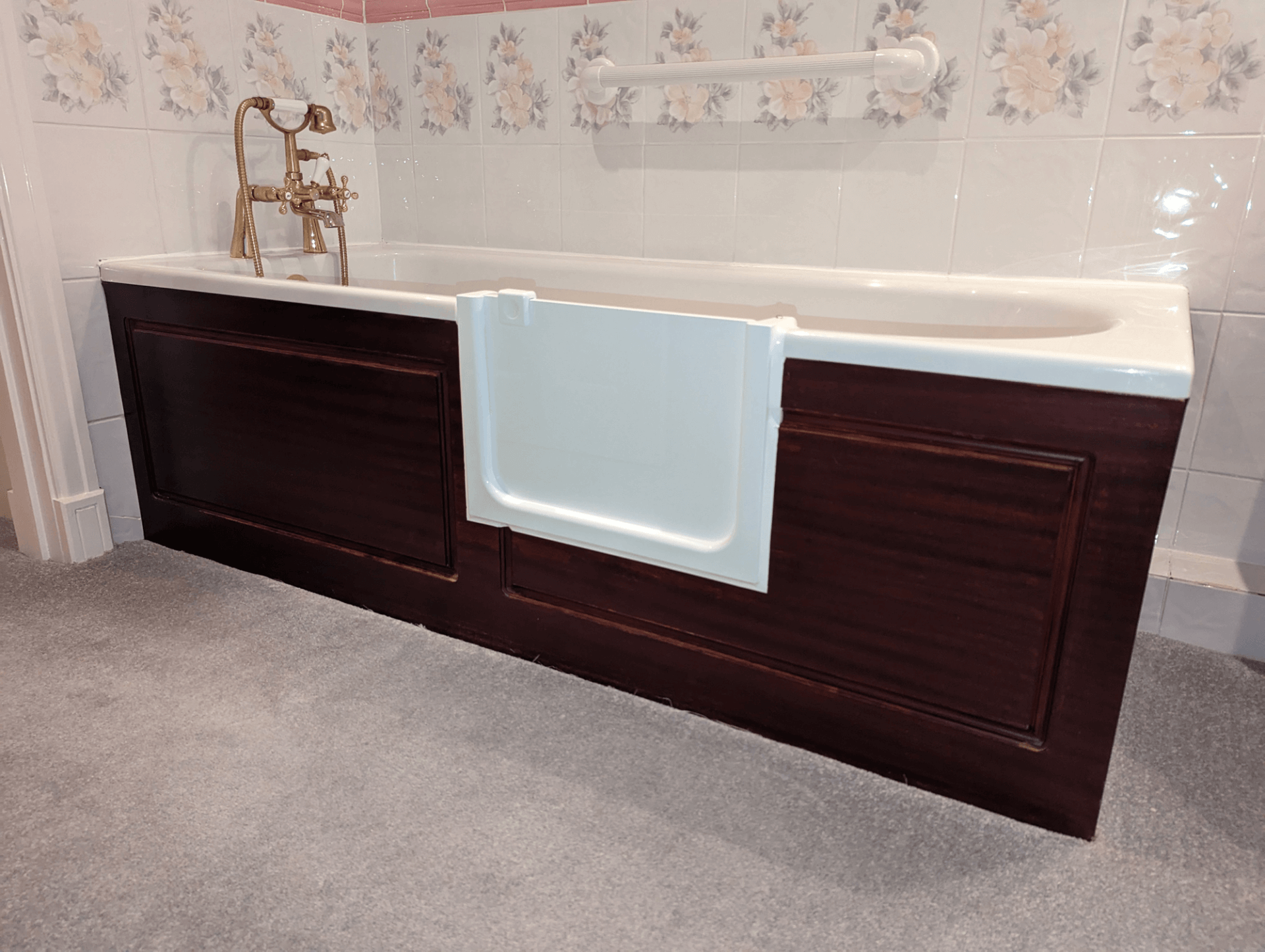 UDOOR® bathtub frame with installation Bath conversion, Bathtub door